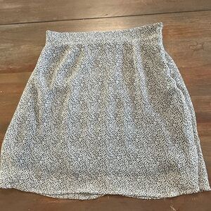 Sienna Sky Black and White Skater Skirt
